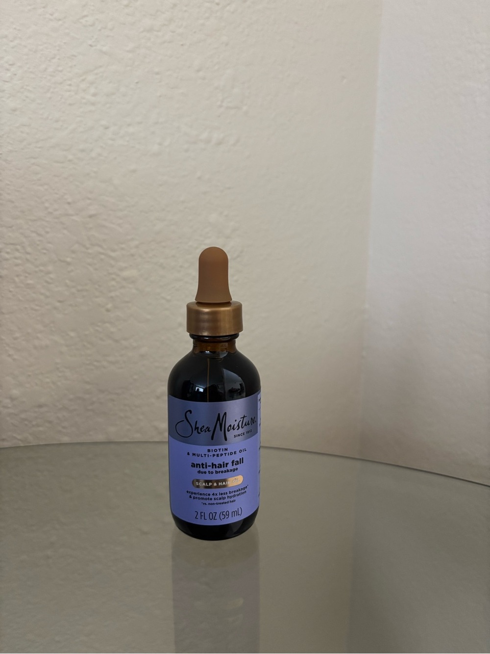 Shea Moisture Purple & Gold Dropper Bottle Hair Serum